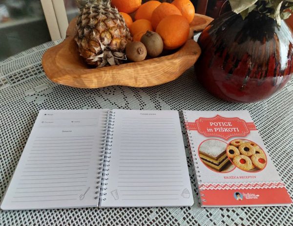 KOMPLET - knjižica receptov & kuharski zvezek