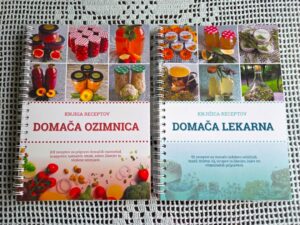 DOMACA LEKARNA in DOMACA OZIMNICA komplet knjig (2)