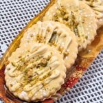 Linški piškoti s pirino moko in pistacijo