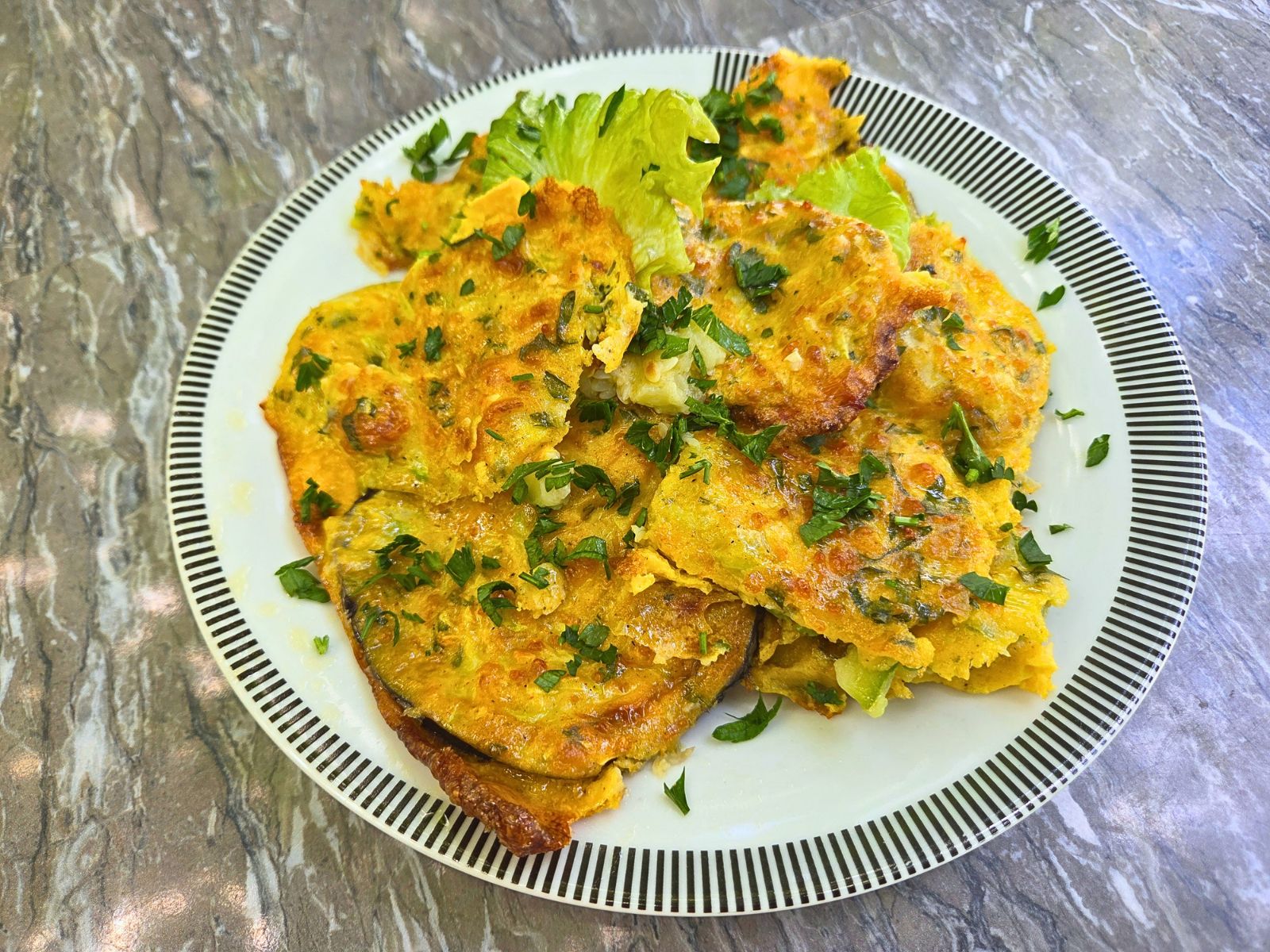 Bučke z mozzarello iz pečice